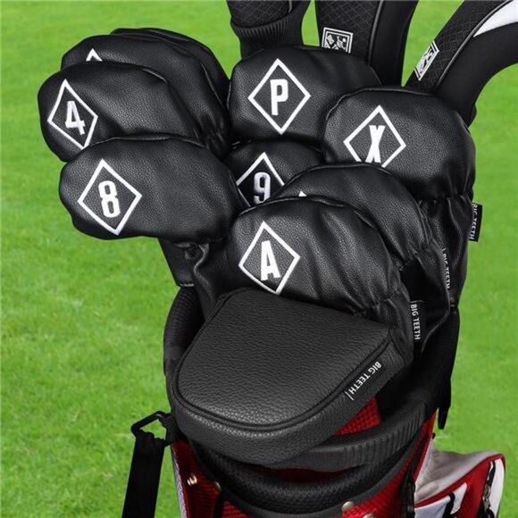 Golf Mallet Putter Cover Headcover Club Protector Magnetic Closure for Scotty - Picture 4 of 8